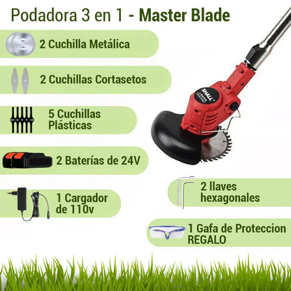 Guadañadora Podadora -MasterBlade + Batería Extra